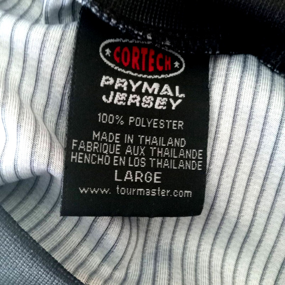 Cortech Black Prymal Jersey, men's long sleeve, L - Picture 6 of 6